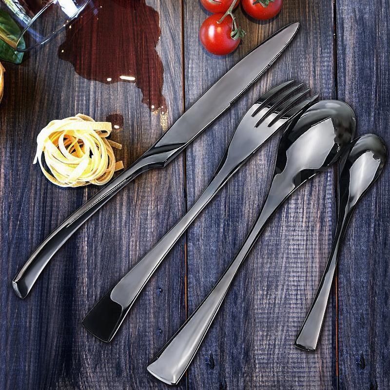 Jet Black Bestickset – Raffinerad Minimalism