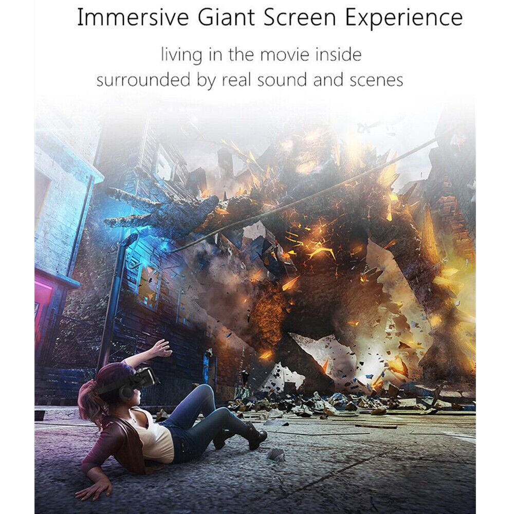 Smartphone 360° VR-headsetglasögon med Bluetooth-fjärrkontroll