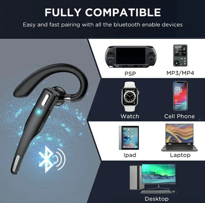 Luxora Trucker Dual Mic Trådlöst Bluetooth 5.1 Brusreducerande Headset
