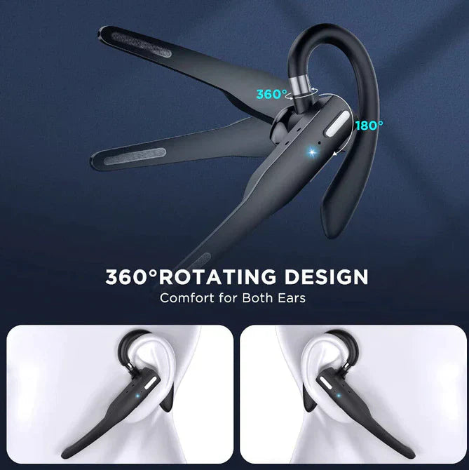 Luxora Trucker Dual Mic Trådlöst Bluetooth 5.1 Brusreducerande Headset
