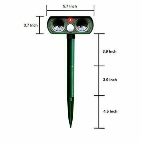 Infraröd solenergidriven djurplågaavskrämmare
