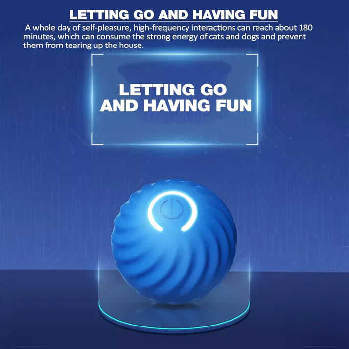 Royaleva Aktiv Rullande Boll – Automatisk Anti-Anxiety Leksak för Husdjur & Människor