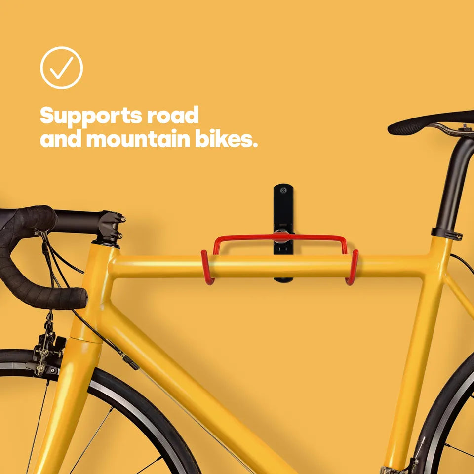 Väggmonterad cykelförvaringsställning