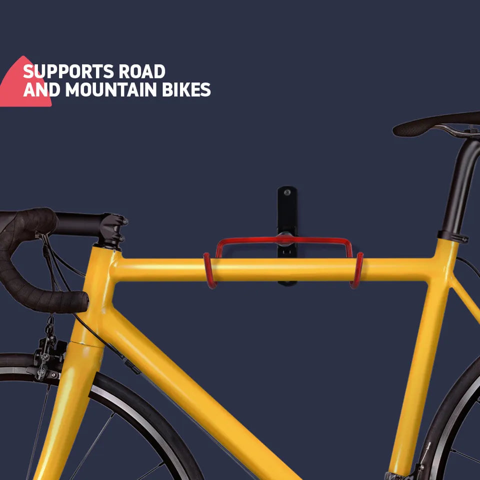 Väggmonterad cykelförvaringsställning