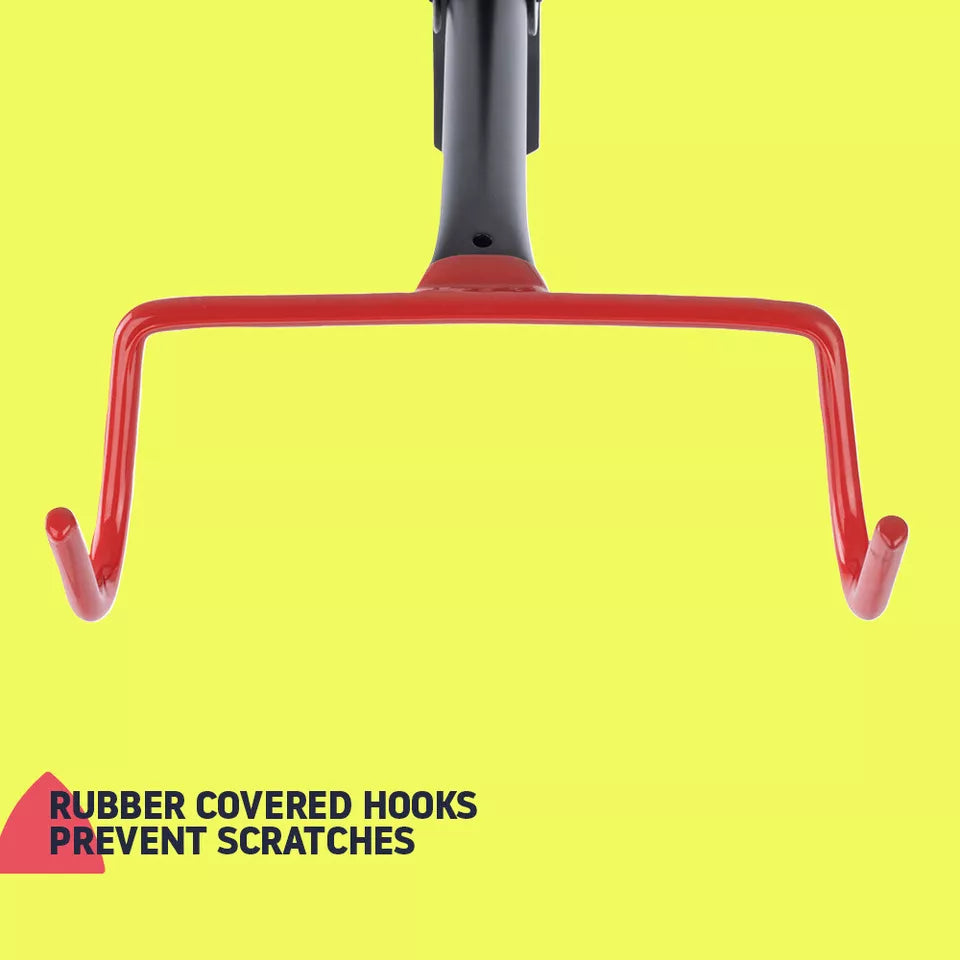 Väggmonterad cykelförvaringsställning