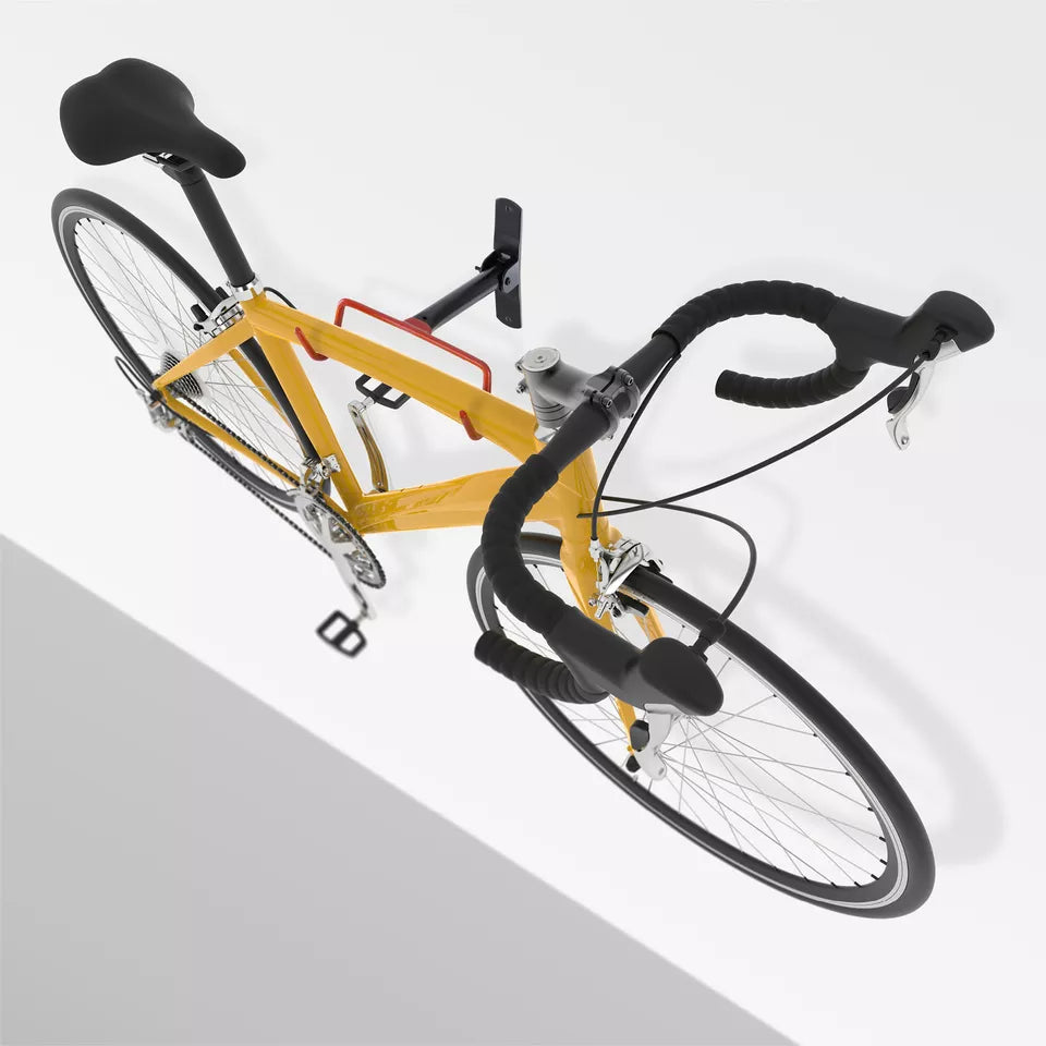 Väggmonterad cykelförvaringsställning