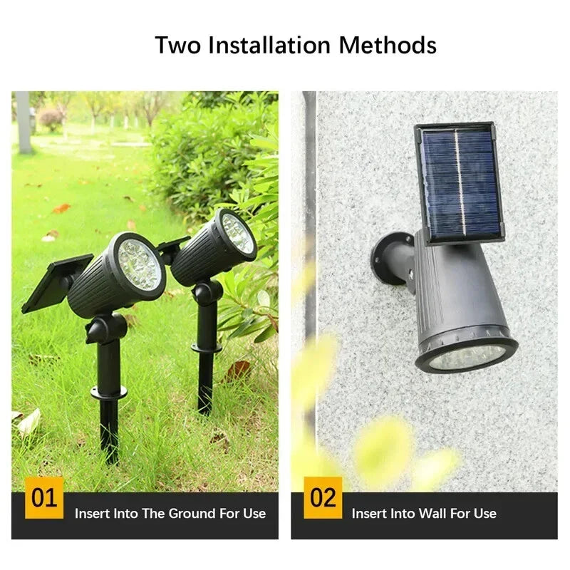 LED solarslinga ljus för trädgården