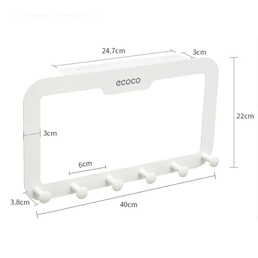 Praktisk dörrkrok för upphängning