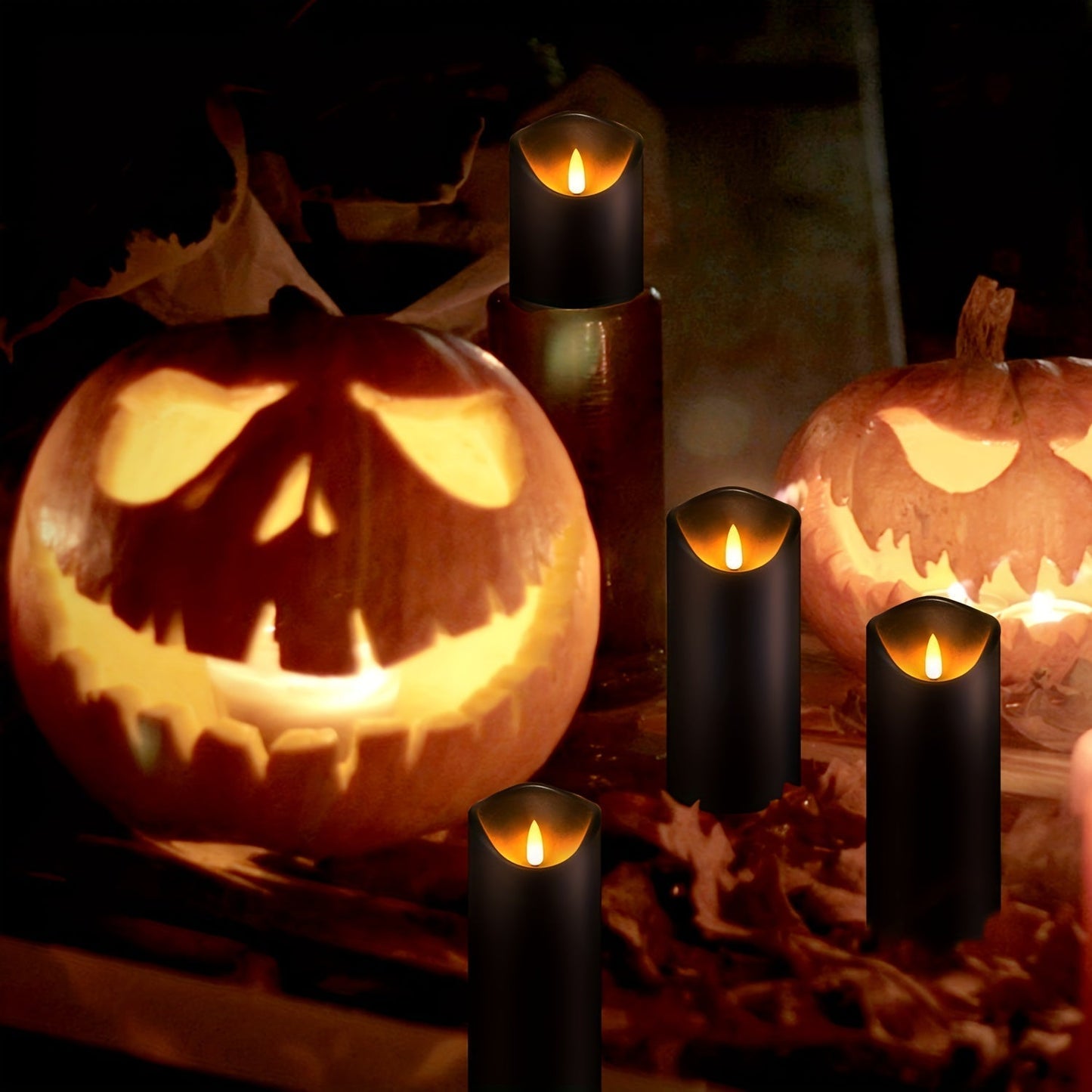 LED-ljus svarta set för hemmabelysning