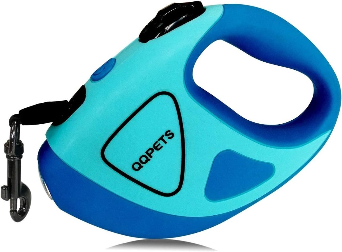 SAFEPAW – LED utdragbar hundkoppel med automatisk uppdragning &amp; halkfritt handtag