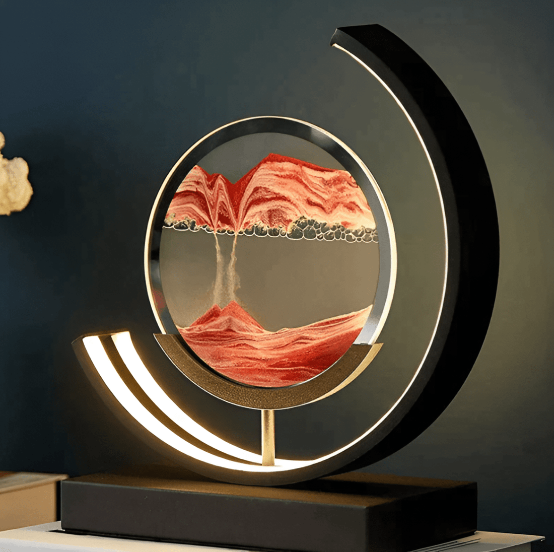 SOLUNA LAMPA – Avkopplande Sandlampa med app- och fjärrkontroll