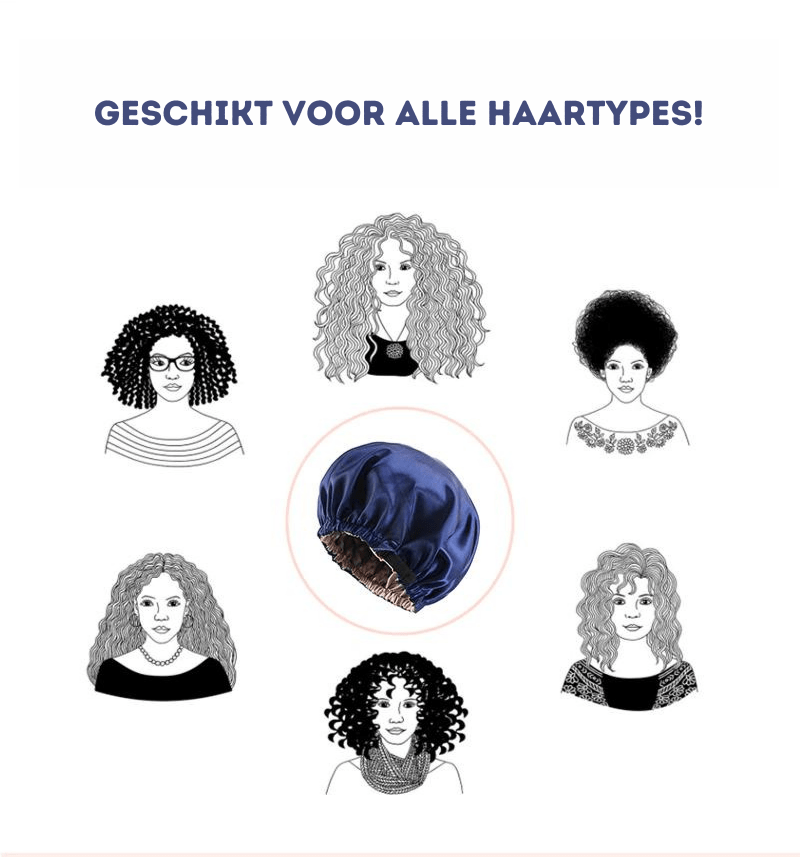 SatinGlow - Lyxigt satin hårhuva för nattligt hårskydd