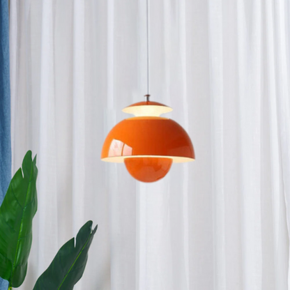 Pendulum lamp Scandinavian Orange Modern Design