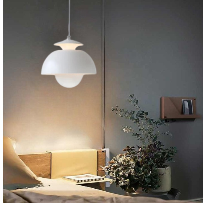 Pendulum lamp Scandinavian Orange Modern Design
