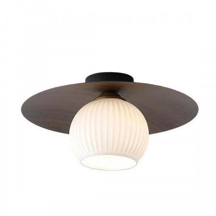 Carvallo - Elegant Globe Pendel Lampa För Naturlig och Konstnärlig Atmosfär