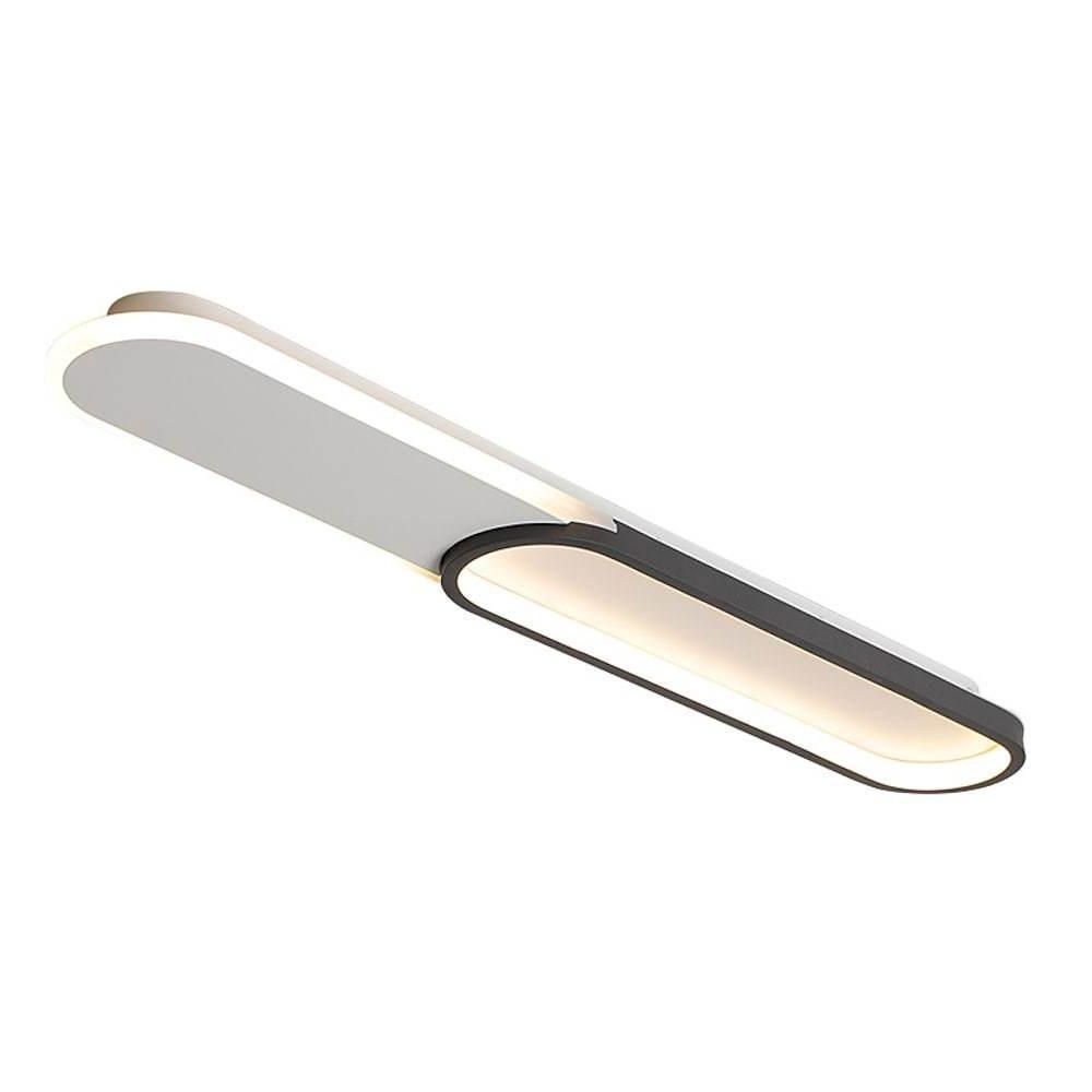2 Rektangulära Infällda Taklampor Minimalistisk LED-belysning