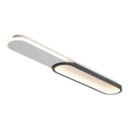 2 Rektangulära Infällda Taklampor Minimalistisk LED-belysning