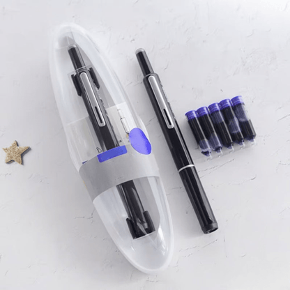 SCRIPTURA – Bläckpenna med inbyggd spets, mjuk skrivflyt och tidlös design