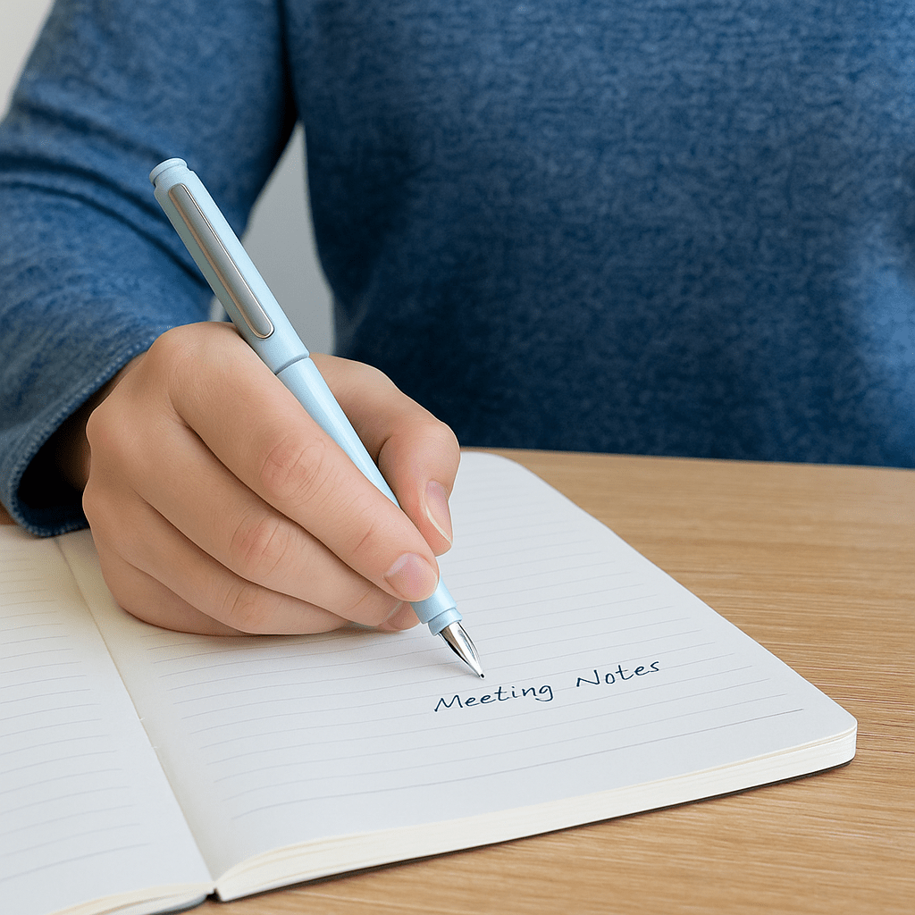 SCRIPTURA – Bläckpenna med inbyggd spets, mjuk skrivflyt och tidlös design