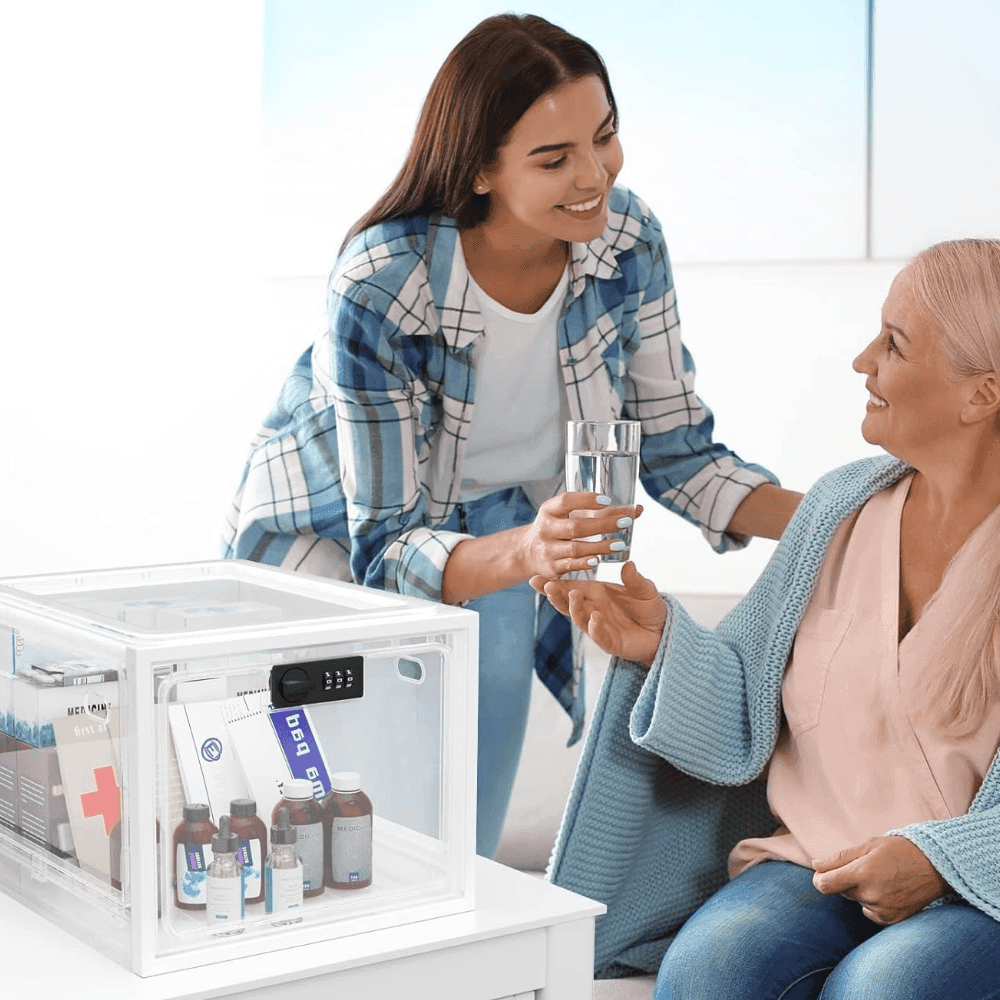 Matförvaringslåda med transparent lock