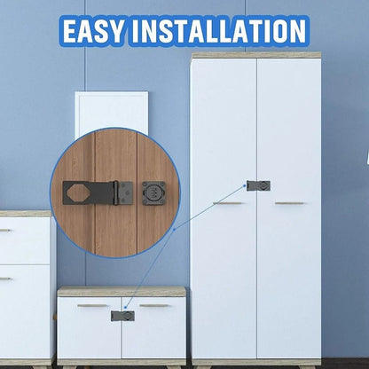 SecureLock – Nyckellås utan nyckel i zinklegering och järn