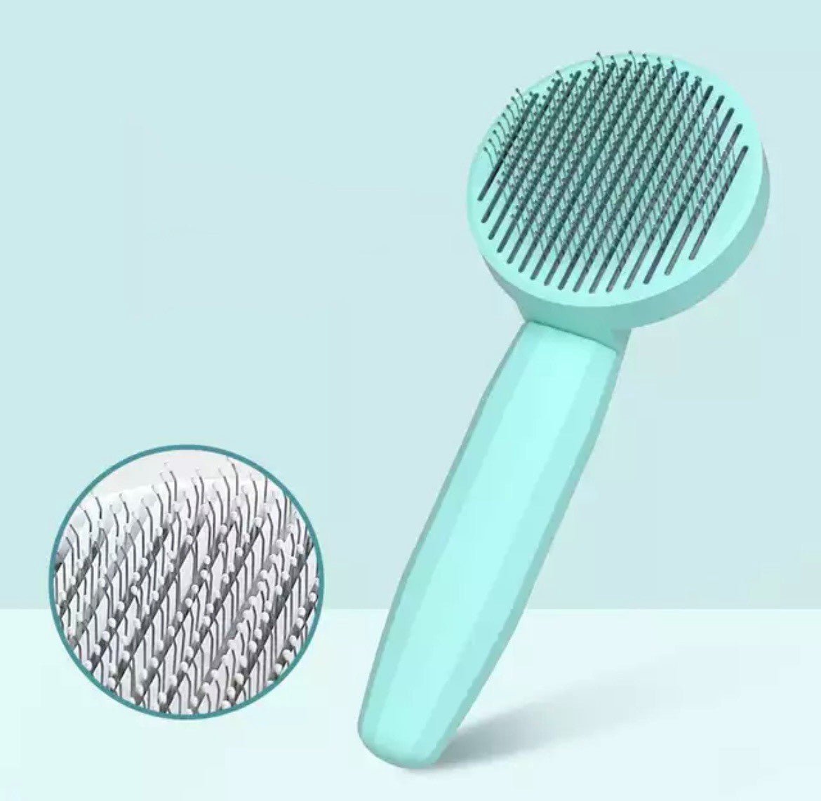 GROOMCLICK – Självrengörande kattborste för skonsam pälsvård och mindre håravfall