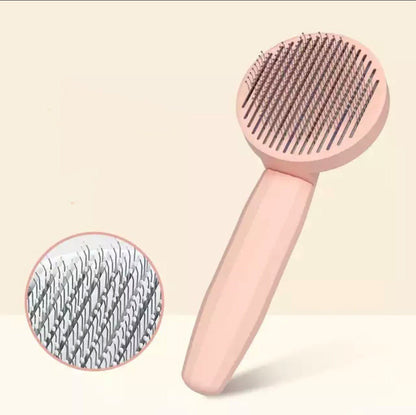 GROOMCLICK – Självrengörande kattborste för skonsam pälsvård och mindre håravfall