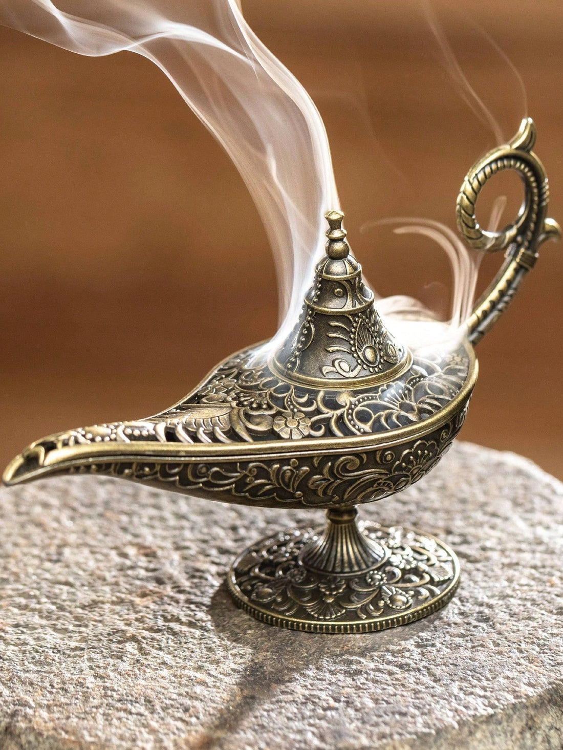 Carvallo - Elegant rökelsebrännare och ljusstake i antik stil för en fridfull atmosfär