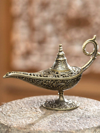 Carvallo - Elegant rökelsebrännare och ljusstake i antik stil för en fridfull atmosfär