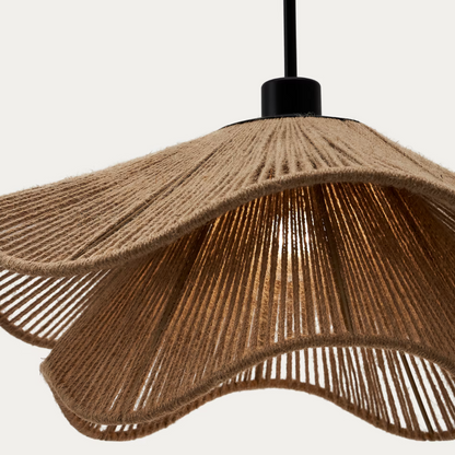 Boho Jute Lampskärm Naturlig Elegans för Stilren Heminredning