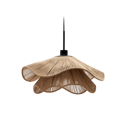 Boho Jute Lampskärm Naturlig Elegans för Stilren Heminredning