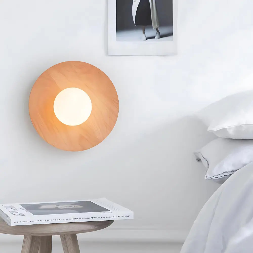 Japandi Stil Vägglampa för Mysig Ambient Belysning