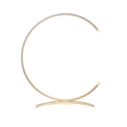 NordicGlow - Elegant Circle Bordslampa med Touch Switch och justerbart ljus