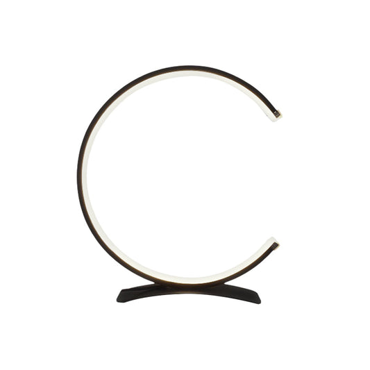 NordicGlow - Elegant Circle Bordslampa med Touch Switch och justerbart ljus