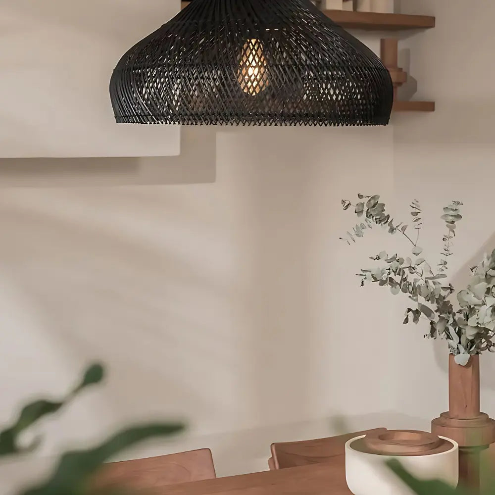 SereniGlow - Minimalist Boho pendel med varm omgivande belysning
