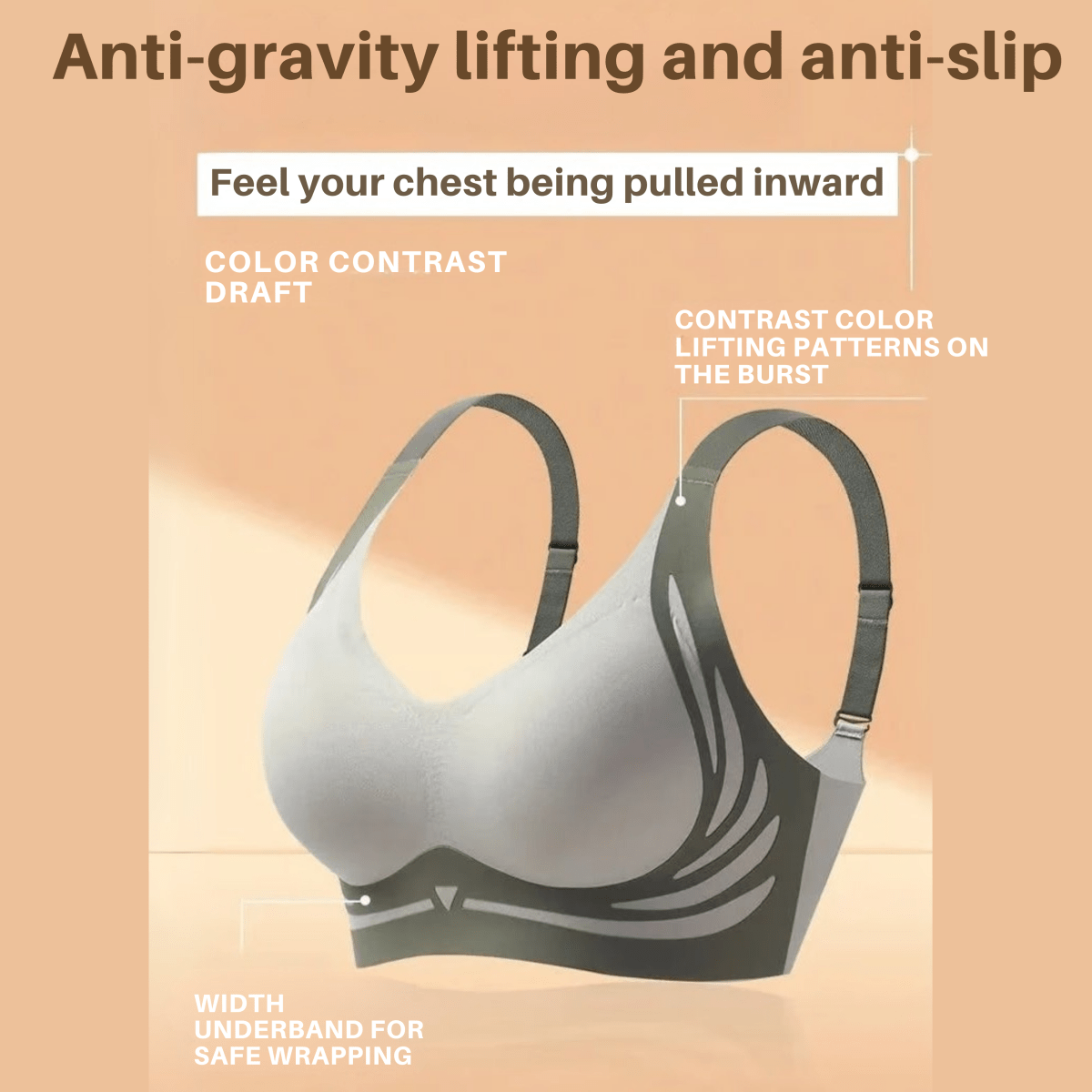 SERENITYFIT – Trådlös BH för hela dagens komfort och naturligt stöd