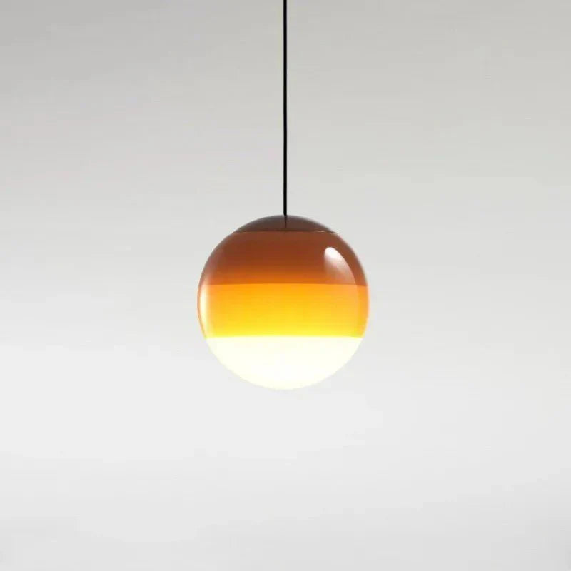 Gradient Glass Pendant Light | Färgglad Glas Taklampa Ø15‑20 cm | Unisex | Modern Look | Brick by Brick London