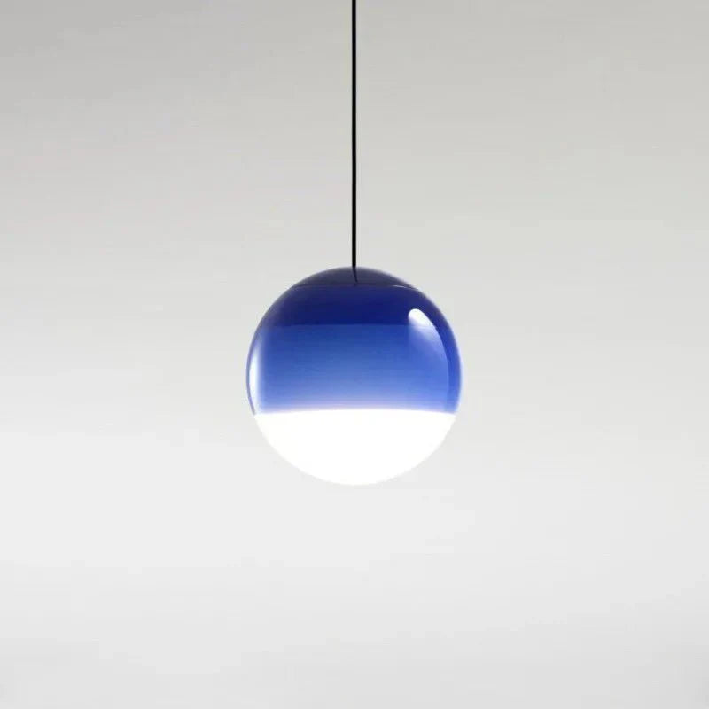 Gradient Glass Pendant Light | Färgglad Glas Taklampa Ø15‑20 cm | Unisex | Modern Look | Brick by Brick London
