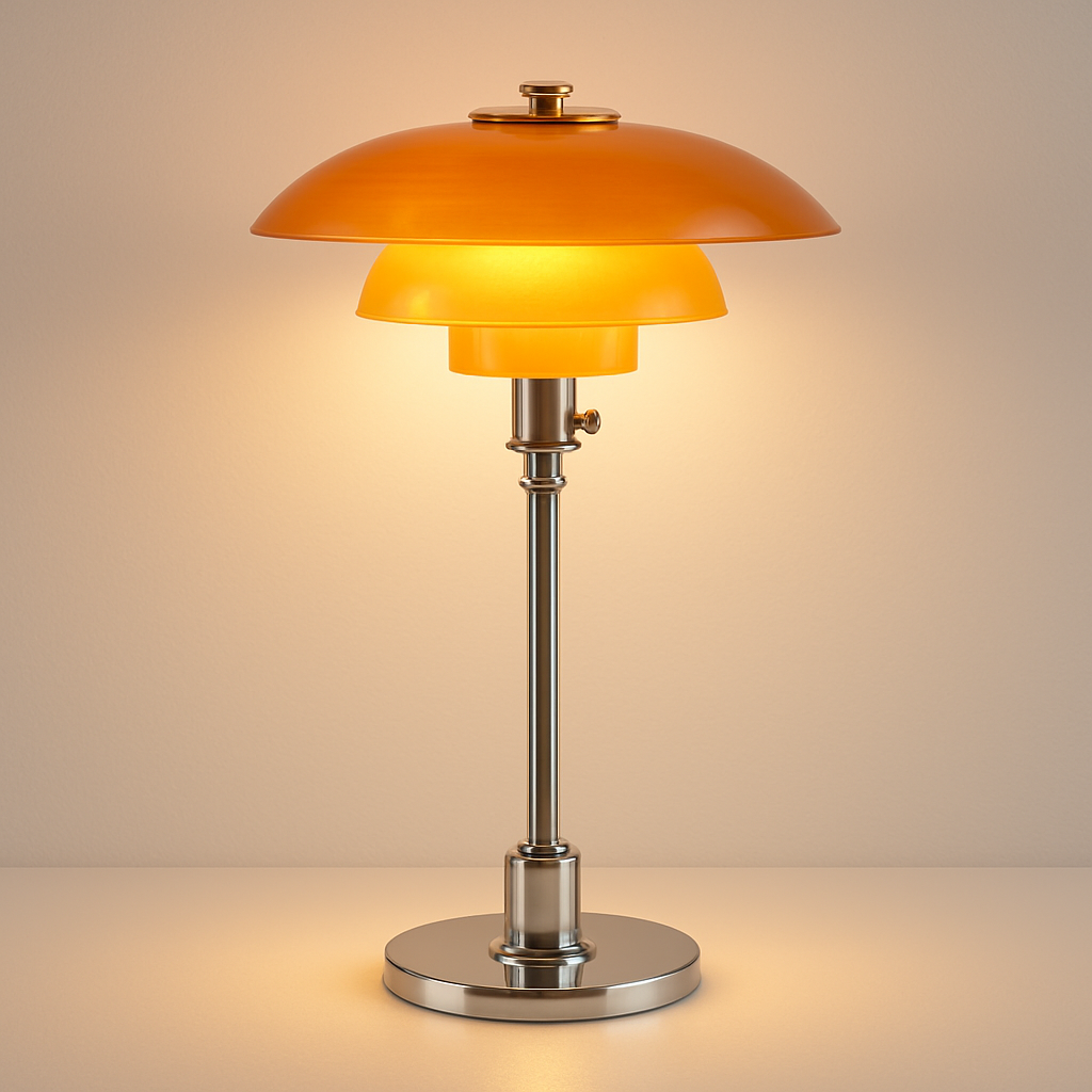 Bordslampa Glas LED Modern Mässingsljus