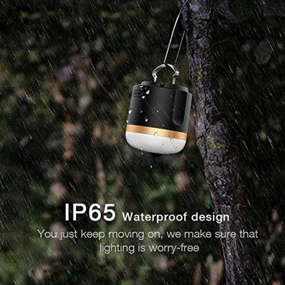 Bärbar LED Campinglampa med Powerbank – Uppladdningsbar, USB-port, för utomhus och nödsituationer