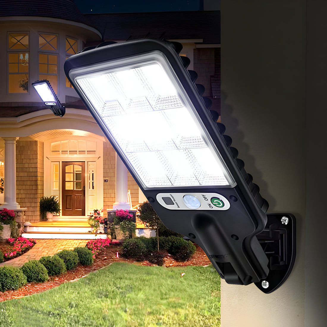 PathGuardian Glow - Solcellsdriven rörelsesensorlampa för utomhusbruk