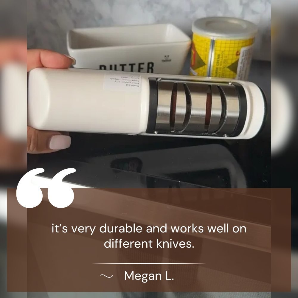 SharpEase Duo - Uppladdningsbar 2-stegs knivslip