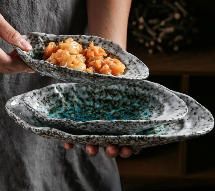 Shellora – Elegant, muschelformad keramikservis för stilig matlagning