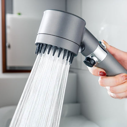 Hydelix | Justerbar högtrycksduschhuvud med 3 stråltäper och filter