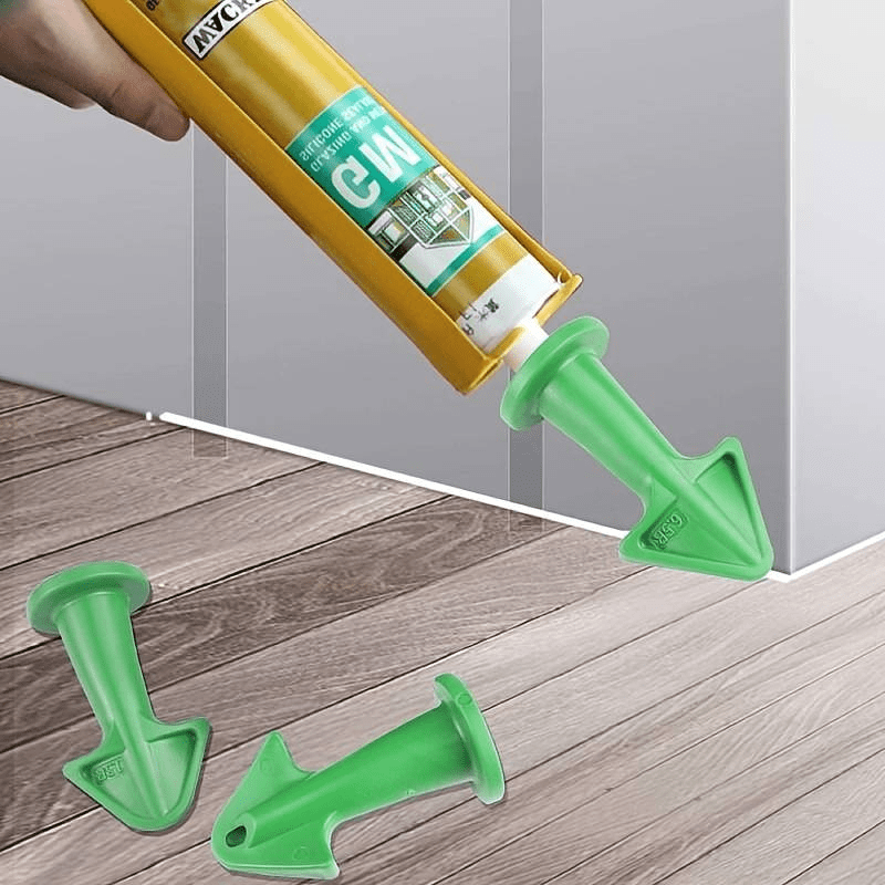 Silikon Omedelbar Sprutverktyg Set – Droppfria Tätningsmunstycken för Fönster, Dörrar &amp; Badkar