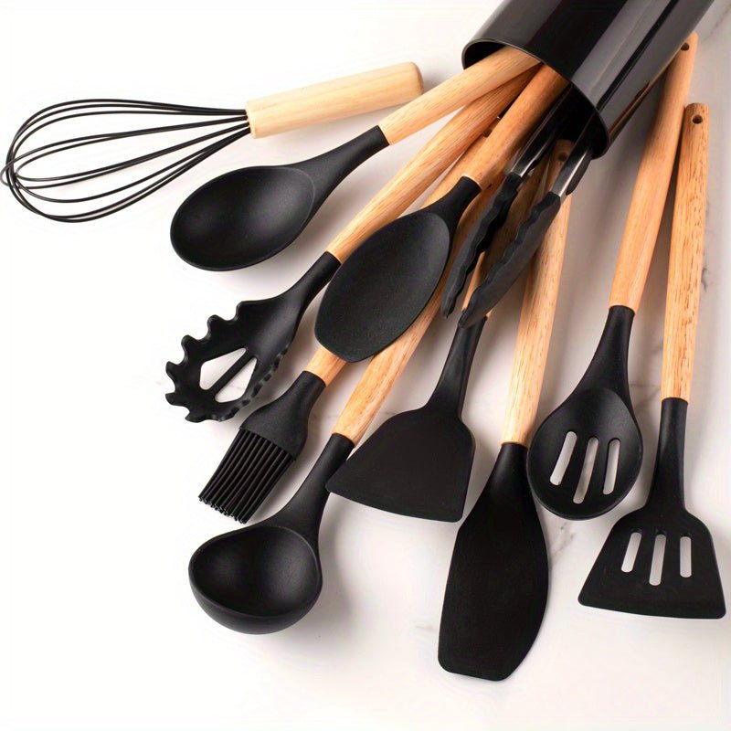 Köksredskap Set Silikon Non-Stick Matlagningsverktyg