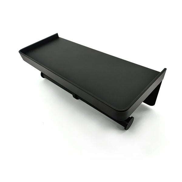 Carvallo Toalettrullehållare | Med hylla | Väggmontering | Rostfri & Modern