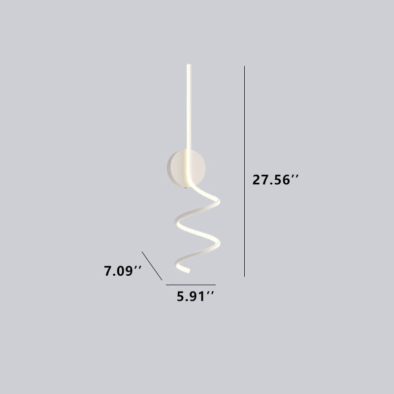 LumiArc - Minimalistisk kreativ Arc Lines LED-vägglampa