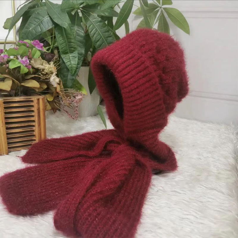 Carvallo | ScarfBeanie - Damensjal och Beanie-hatt i ett