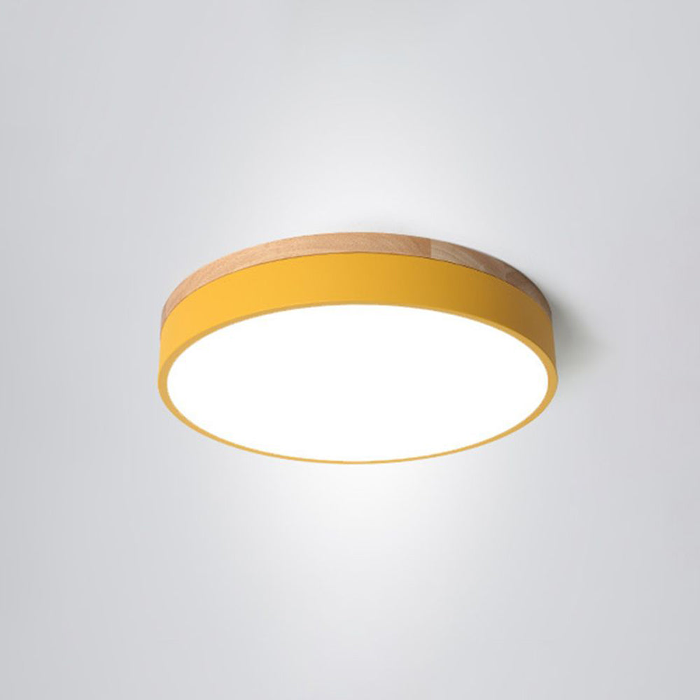Lumière Moderne Taklampa - Vit Grå Metall och Trä för Sovrum och Vardagsrum